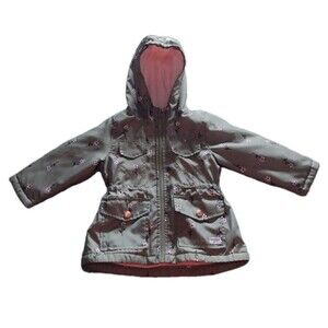 OshKosh B’Gosh Jacket Full Zip Winter Coat Infant Girls SZ 24M